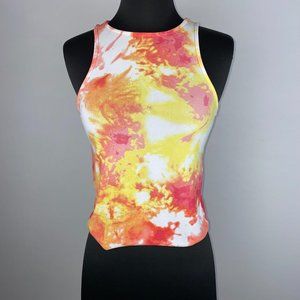 No Boundaries Juniors XS (1) Tie Dye Cropped Tank Top Festival Hippie Summer Y2K